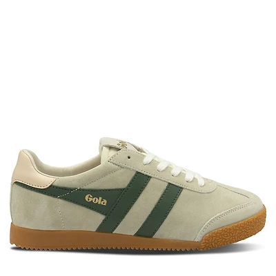 Gola Women's Elan Sneakers Beige/Green, Suede