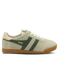 Gola Women's Elan Sneakers Beige/Green, Suede