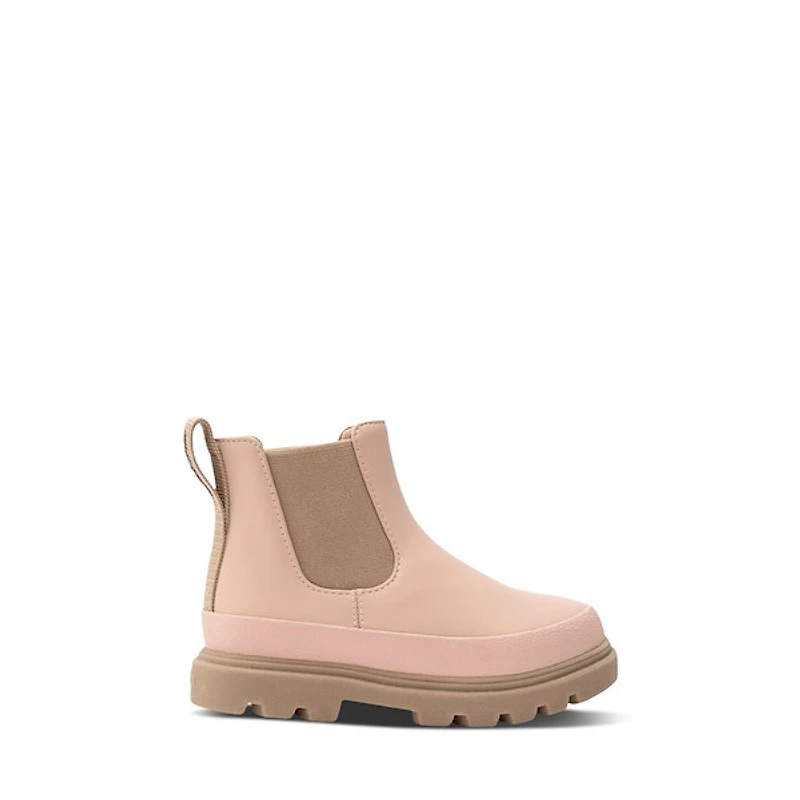 Native Toddler's Kensington Chelsea Boots Pink/Tan Rose Pale, Toddler Rubber