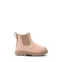 Native Toddler's Kensington Chelsea Boots Pink/Tan Rose Pale, Toddler Rubber