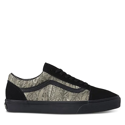 Vans Men's Old Skool Sneakers Kaki, Canvas