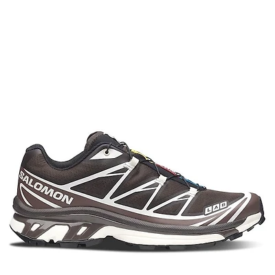 Salomon XT-6 Sneakers Brown/White Brun, Womens / Mens Rubber