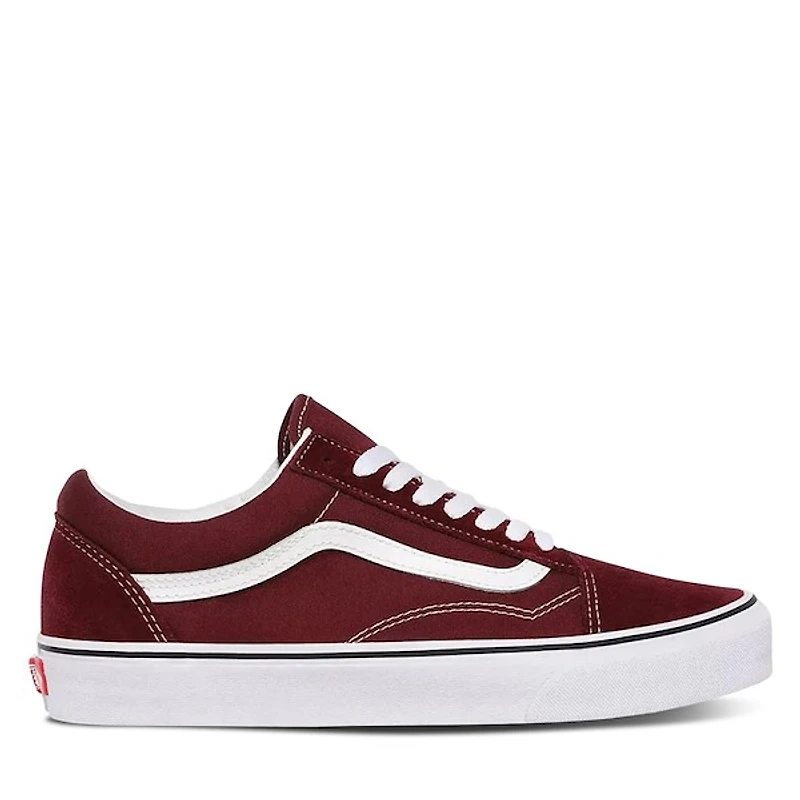 Vans Old Skool Sneakers Bourgogne, Womens / Mens Canvas