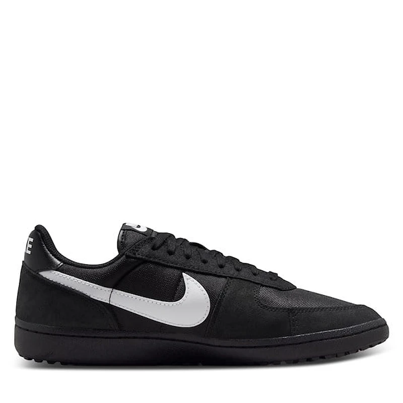Nike Men's Field General Sneakers Black White, Leather