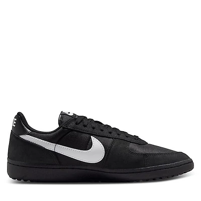 Nike Men's Field General Sneakers Black White, Leather