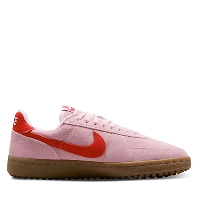 Nike Women's Field General Sneakers Pink/Red Rose Misc, Leather