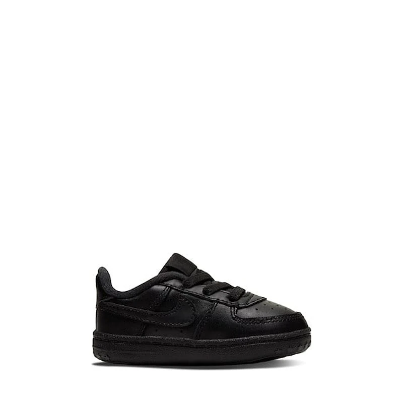 Nike Baby's Air Force 1 Crib Shoes Black, Baby Leather