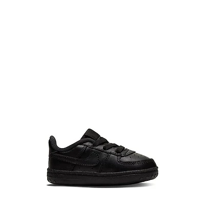 Nike Baby's Air Force 1 Crib Shoes Black, Baby Leather