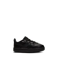 Nike Baby's Air Force 1 Crib Shoes Black, Baby Leather