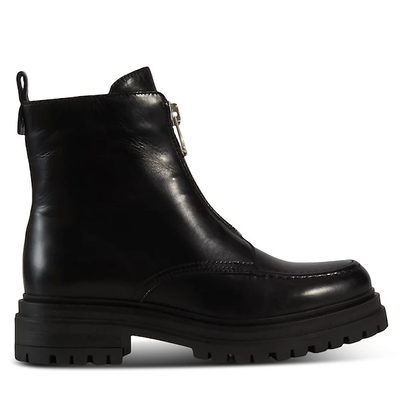 Floyd Women's Rosalie Zip-Front Boots Black, Leather