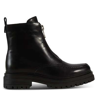 Floyd Women's Rosalie Zip-Front Boots Black, Leather