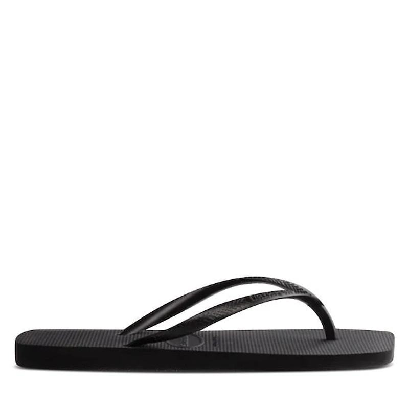 Havaianas Women's Slim Square Flip Flops Black, / EU Rubber