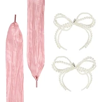 Floyd Pearl Shoes Charms Set in Rose Pale, Synthetic