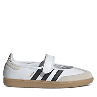 adidas Women's Samba Mary-Jane Sneakers White Black, Leather