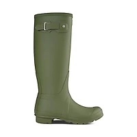 Hunter Women's Original Tall Waterproof Boots Khaki Kaki, Polyester