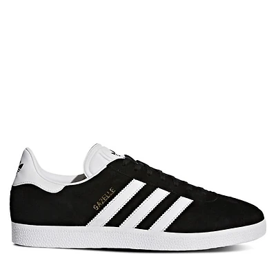 adidas Gazelle Sneakers Black White, Womens / Mens Nubuck