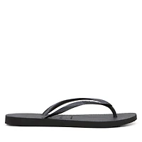 Havaianas Women's Slim Flip Flops Black, / EU Rubber
