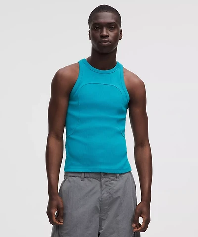 Ribbed Cotton Tight-Fit Tank *SLNSH Collection | Men's Sleeveless & Tops