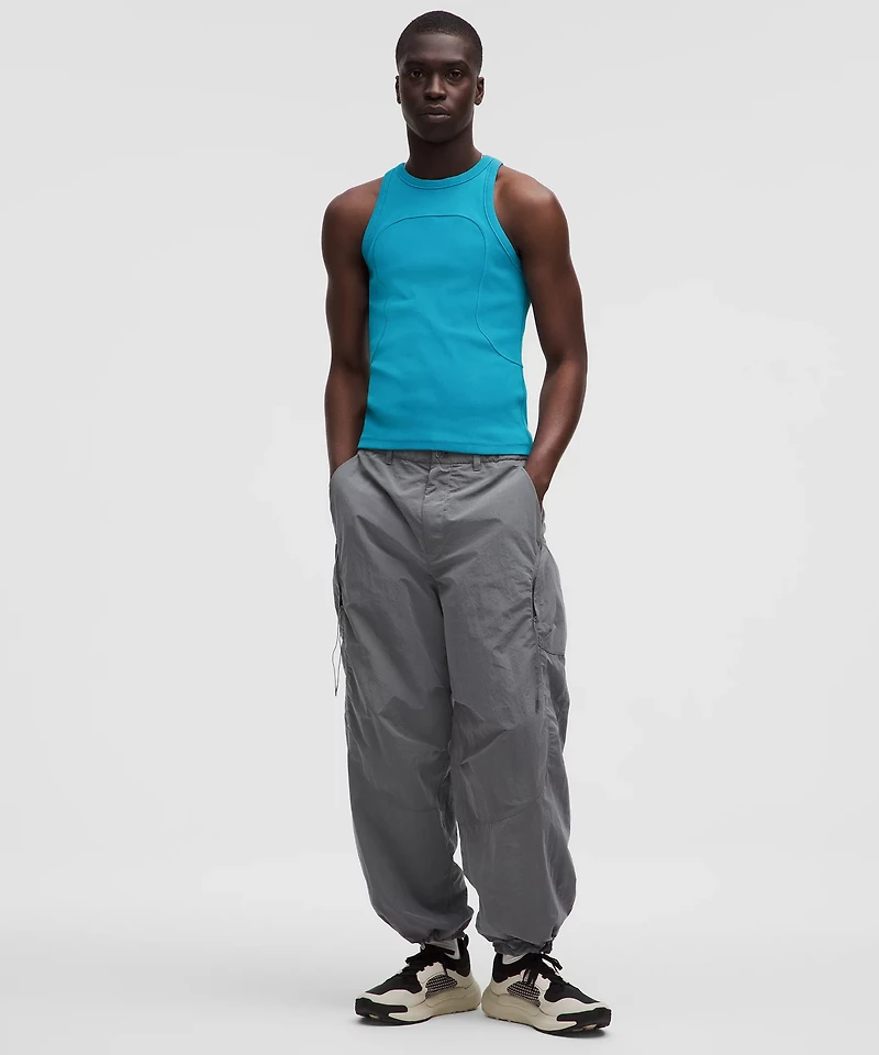 Ribbed Cotton Tight-Fit Tank *SLNSH Collection | Men's Sleeveless & Tops