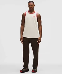 Fast and Free Perforated Stripe Tank *Run Crew 1998