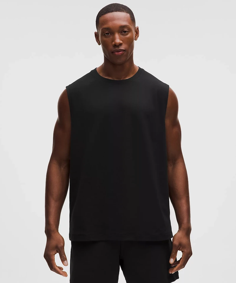 Mesh Soft Jersey Sleeveless Tank Top