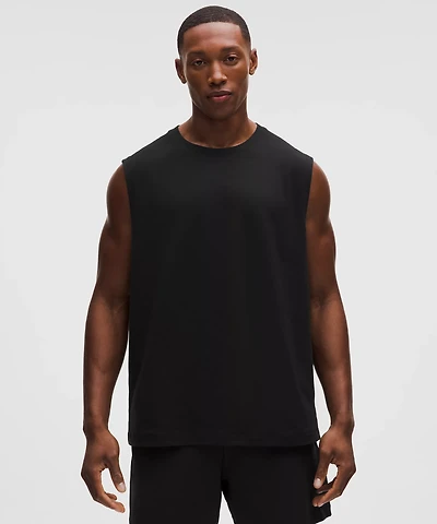 Mesh Soft Jersey Sleeveless Tank Top