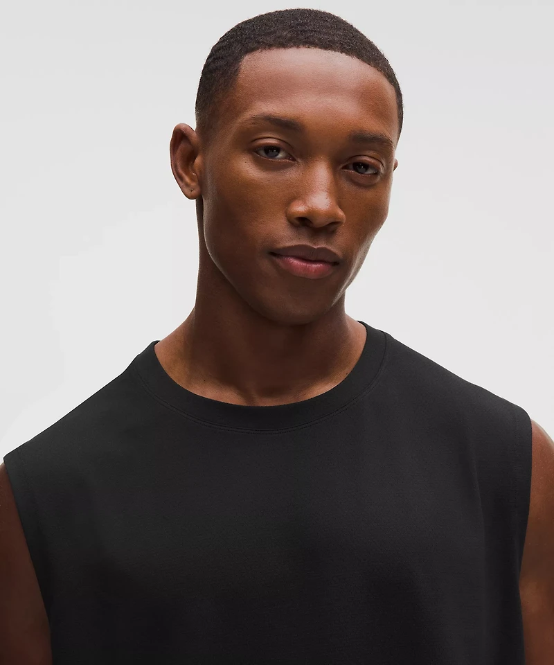 Mesh Soft Jersey Sleeveless Tank Top