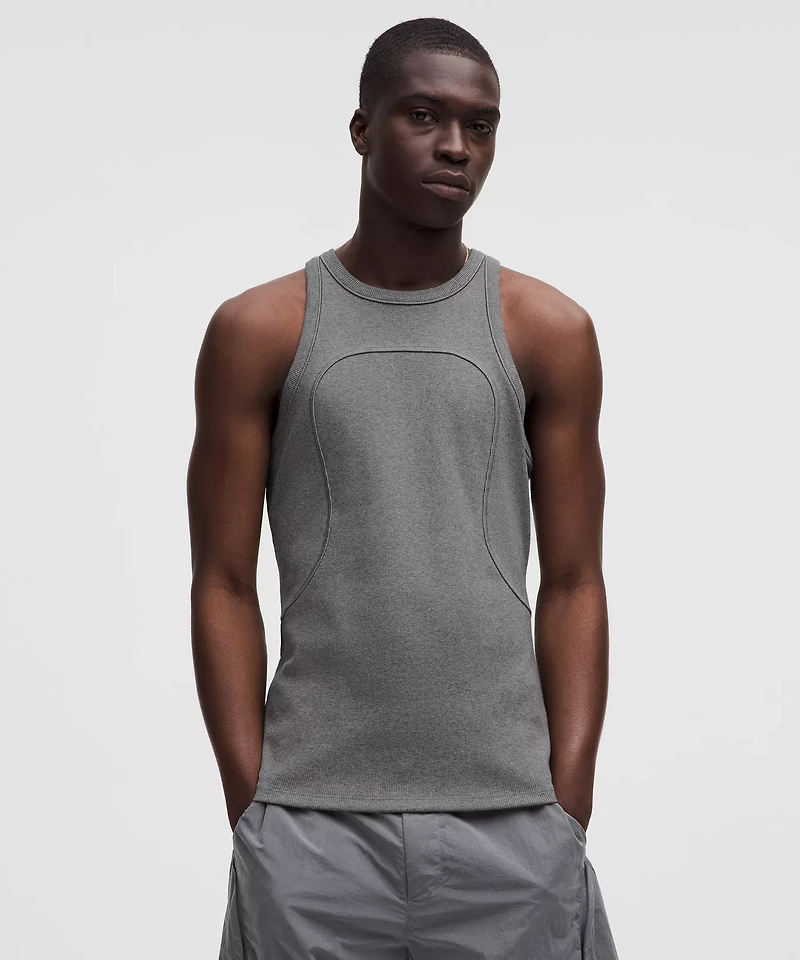 Ribbed Cotton Tight-Fit Tank Top *SLNSH Collection | Men's Sleeveless & Tops