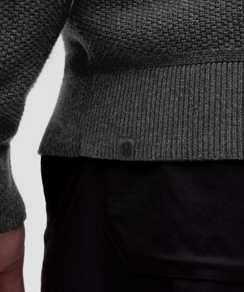 Textured Knit Crewneck Sweater | Men's Sweaters