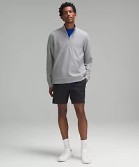 Textured Double-Knit Cotton Half Zip | Men's Hoodies & Sweatshirts