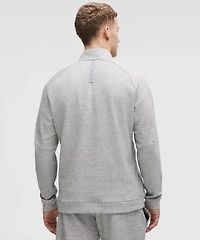Textured Double-Knit Cotton Half Zip | Men's Hoodies & Sweatshirts