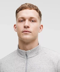 Textured Double-Knit Cotton Half Zip | Men's Hoodies & Sweatshirts