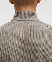 Textured Double-Knit Cotton Half Zip | Men's Hoodies & Sweatshirts