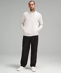 Textured Double-Knit Cotton Half Zip | Men's Hoodies & Sweatshirts
