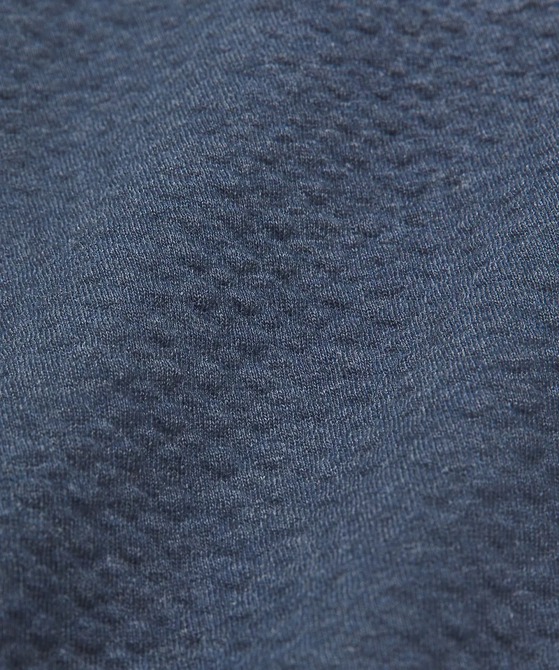 Textured Double-Knit Cotton Hoodie