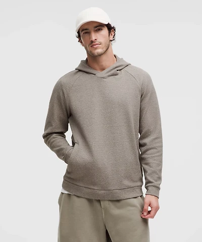 Textured Double-Knit Cotton Hoodie