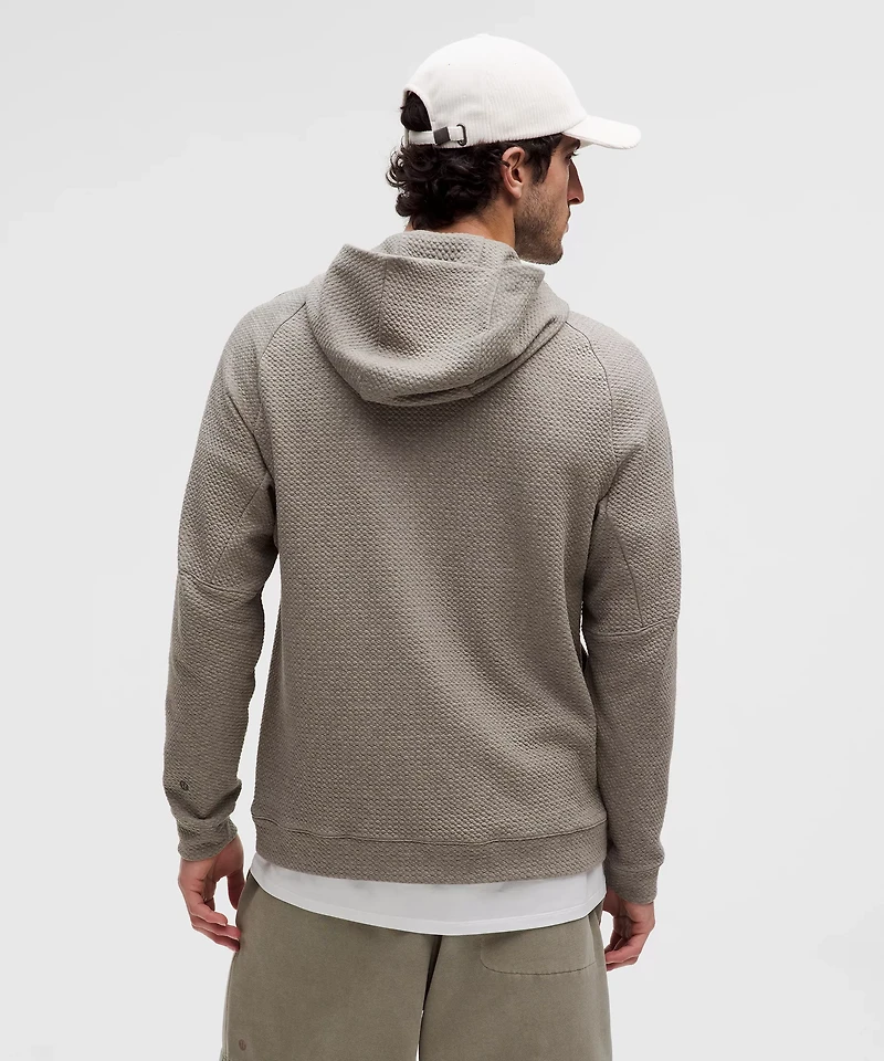 Textured Double-Knit Cotton Hoodie
