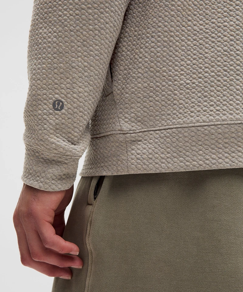 Textured Double-Knit Cotton Hoodie