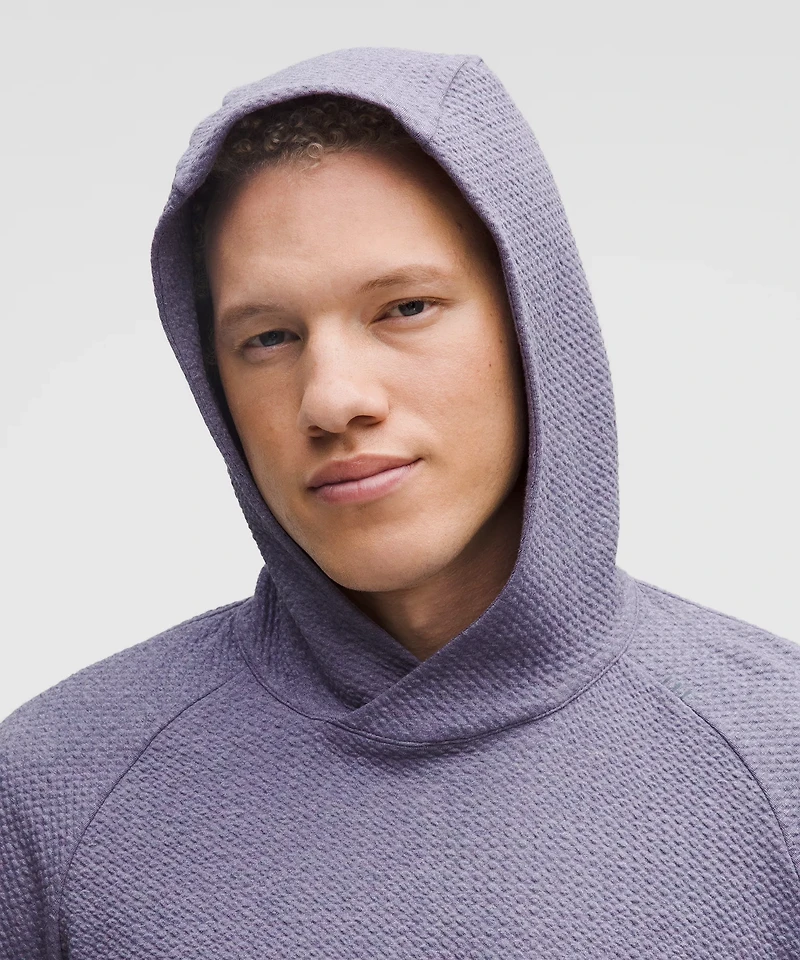 Textured Double-Knit Cotton Hoodie