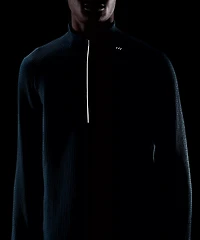 Waffle-Knit Half Zip