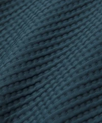 Waffle-Knit Half Zip