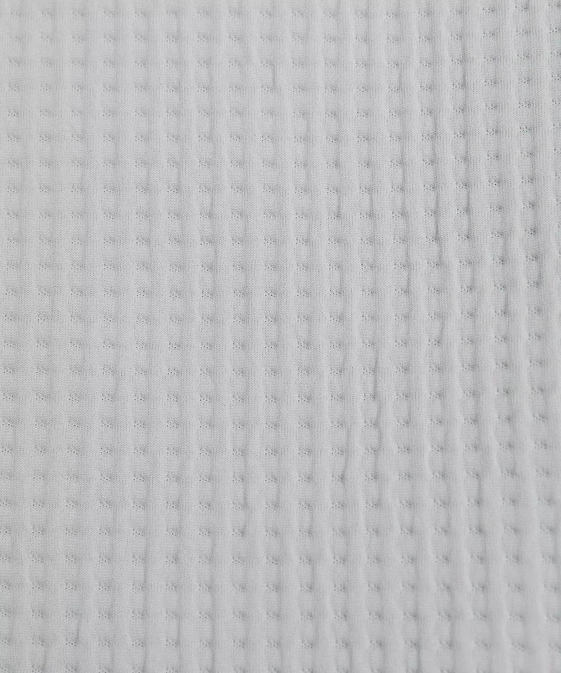 Waffle-Knit Half Zip