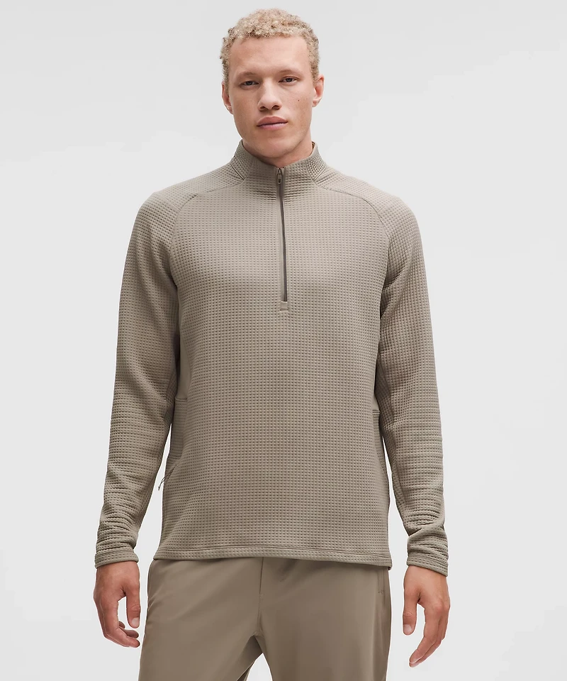 Waffle-Knit Half Zip | Men's Hoodies & Sweatshirts