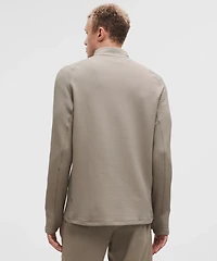 Waffle-Knit Half Zip