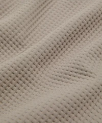 Waffle-Knit Half Zip