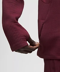 Waffle-Knit Half Zip