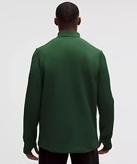 Waffle-Knit Half Zip