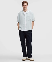 Lightweight Camp Collar Button-Up Shirt *Pocket | Men's Short Sleeve Shirts & Tee's