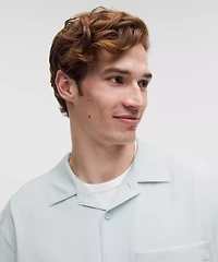 Lightweight Camp Collar Button-Up Shirt *Pocket | Men's Short Sleeve Shirts & Tee's
