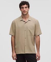 Lightweight Camp Collar Button-Up Shirt *Pocket | Men's Short Sleeve Shirts & Tee's